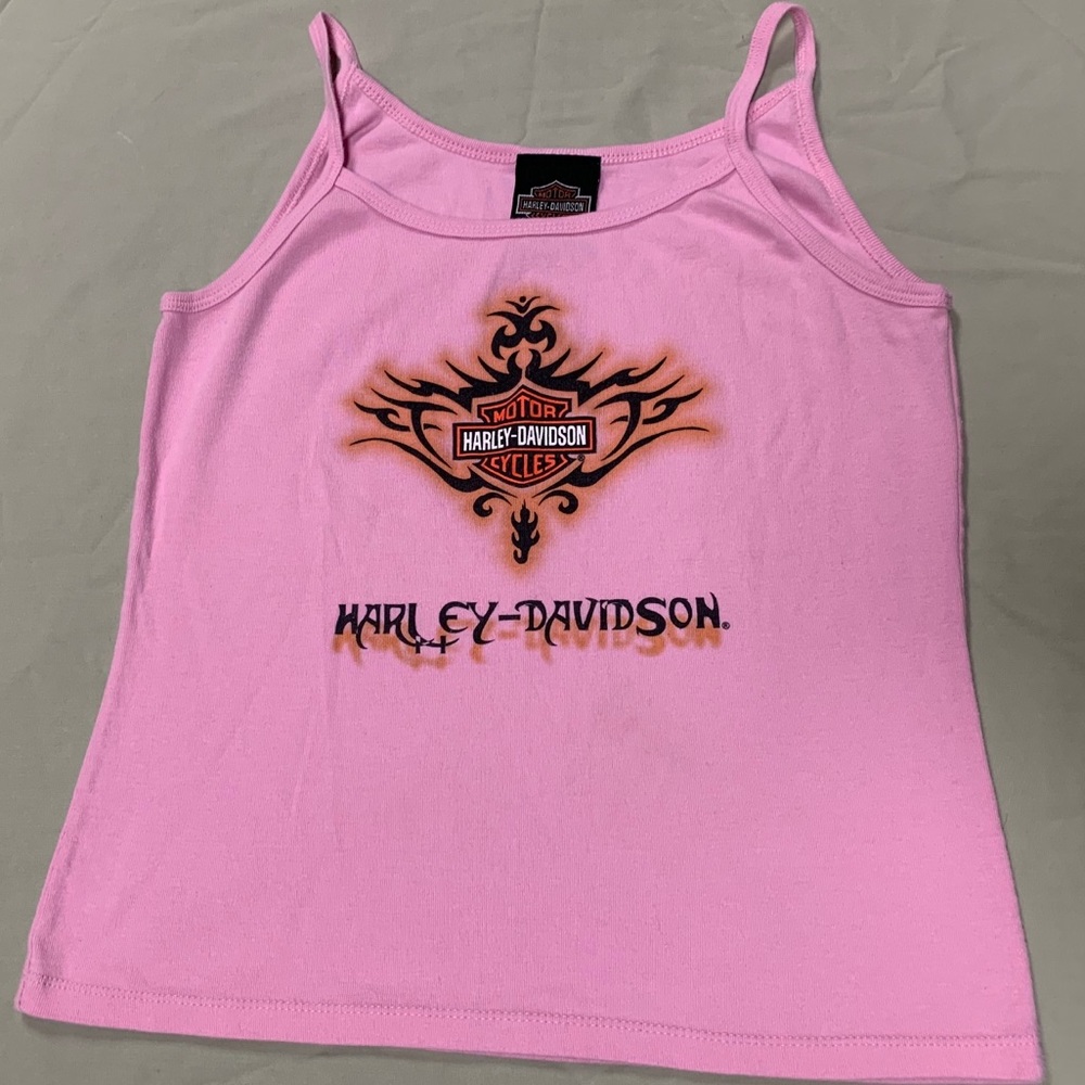 Ladies Pink Harley-Davidson Tank Top NWOT